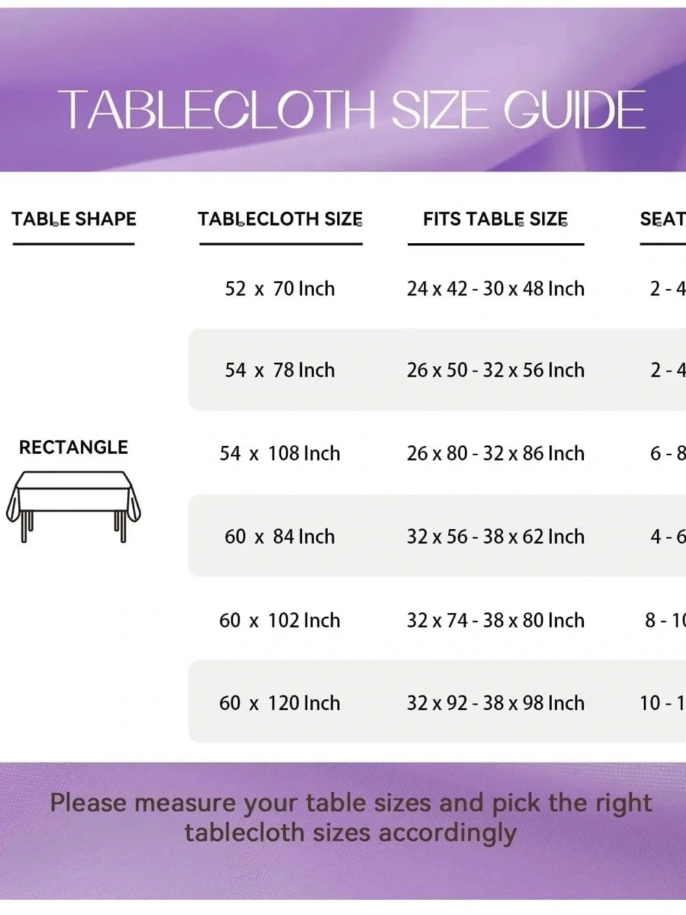 Waterproof washable rectangle Tablecloth - Home Dining